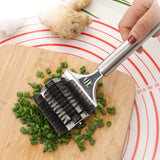 HULIANFU Manual Noodle Cutter Multifunctional Noodle Rolling Press Stainless Steel Noodle Knife Kitchen Manual Noodle Tool Ferramentas
