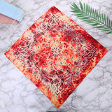 HULIANFU Tie Dye Bandana Cotton Paisley Bandanas Headbands Cowboy Handkerchiefs for Men and Women Colorful Hip-Hop Cycling Outdoor