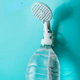 HULIANFU Punch-Free Bathroom Shower Sprinkler Rack Portable Strong Wall Suction Cup Shower Head Storage Organizer Bathroom Accessories