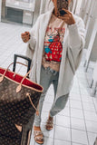 hulianfu Pink Loose T-shirt