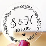 HULIANFU Thank You For Celebrating With Us Stickers With Gold, Silver or Rose Gold Foil, White Matte Round Stickers, Wedding Stickers