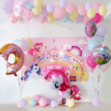 HULIANFU Pink Pony Horse Balloons Helium Unicorn Foil Balloon Kids Toys Wedding Birthday Baby Shower Animal Party Decoration Supplies