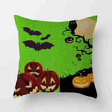 HULIANFU New Halloween Linen Pillowcase Cushion