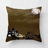 HULIANFU New Halloween Linen Pillowcase Cushion