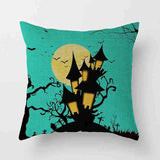 HULIANFU New Halloween Linen Pillowcase Cushion