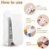 HULIANFU Mini Heat Bag Sealing Machine Package Sealer Bags Thermal Plastic Food Bag Closure Portable Sealer Packing Kitchen Accessories