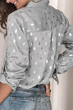 hulianfu hulianfu Loose Long Sleeve Lapel Top