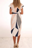 hulianfu hulianfu Trendy Printed Asymmetrical Midi Dress(4 colors)