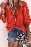 hulianfu hulianfu Solid Color Button Loose Shirt(4 Colors)