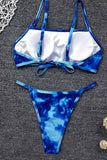hulianfu Tie-dye Print Bikini Set (2 Colors )