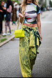 hulianfu Tie Dye Hippy Wide Leg Jeans