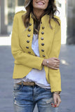 hulianfu hulianfu Casual Buttons Design Long Sleeve Coat(3 Colors Extra Offer)