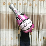 HULIANFU Large Helium Foil Balloon Whisky Beer Balloon Wedding Birthday Party Decorations Adult Kids Baby Ballons Event Party Air Globos