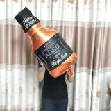 HULIANFU Large Helium Foil Balloon Whisky Beer Balloon Wedding Birthday Party Decorations Adult Kids Baby Ballons Event Party Air Globos