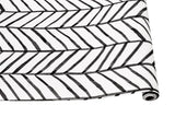 HULIANFU Modern Stripe Peel And Stick Wallpaper Herringbone Black White Vinyl Self Adhesive Contact Paper For Kidroom Bedroom Home Decor