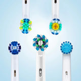 HULIANFU Oral B Electric Toothbrush Heads Replaceable Brush Heads For Oral B Electric Advance Pro Health Triumph 3D Excel Vitality 4pcs