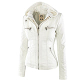 Winter Faux Leather Jacket Women Casual Basic Coats Plus Size 7XL Ladies Basic Jackets Waterproof Windproof Coats Female