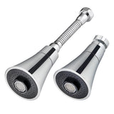 HULIANFU Universal Kitchen Water Faucet Adjustable Pressure 360 Degree Rotating Water Tap Head  Water Saving Shower Faucet Nozzle Adapter