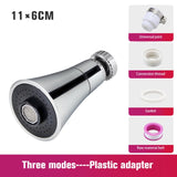 HULIANFU Universal Kitchen Water Faucet Adjustable Pressure 360 Degree Rotating Water Tap Head  Water Saving Shower Faucet Nozzle Adapter