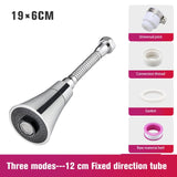 HULIANFU Universal Kitchen Water Faucet Adjustable Pressure 360 Degree Rotating Water Tap Head  Water Saving Shower Faucet Nozzle Adapter