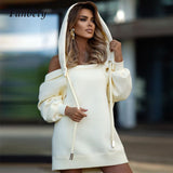 Women Autumn Sexy Hollow Out Hooded Sweatshirt Elegant Solid Long Sleeve Drawstring Pullover Top Streetwear Female Loose Hoodies
