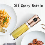 HULIANFU Kitchen Stainless Steel Olive Oil Sprayer Bottle Pump Oil Pot Leak-proof Grill BBQ Sprayer Oil Dispenser BBQ Cookware Tools