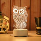HULIANFU Romantic Love 3D Lamp Heart-shaped Balloon Acrylic LED Night Light Decorative Table Lamp Valentine  Day Sweetheart Wife  Gift