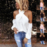 Hulianfu Off shoulder white blouse shirt Women bodycon blouse elegant summer sexy shirt female blusas tops & tees