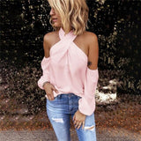Hulianfu Off shoulder white blouse shirt Women bodycon blouse elegant summer sexy shirt female blusas tops & tees