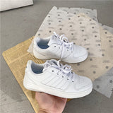 flowersverse Flat Platform Shoes Plus Size 43 44 Skate Shoes Macarone Candy Woman Ins leisure New Chic Women Tide Low Top Sneakers Streetwear