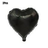 HULIANFU Silver Black Style Foil Letter Number Balloons Baby Shower Helium Ballon Happy Birthday Kids Adult Party Decoration Supplies