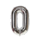 HULIANFU Silver Black Style Foil Letter Number Balloons Baby Shower Helium Ballon Happy Birthday Kids Adult Party Decoration Supplies