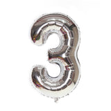 HULIANFU Silver Black Style Foil Letter Number Balloons Baby Shower Helium Ballon Happy Birthday Kids Adult Party Decoration Supplies