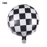 HULIANFU Silver Black Style Foil Letter Number Balloons Baby Shower Helium Ballon Happy Birthday Kids Adult Party Decoration Supplies
