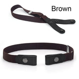 No Buckle Stretch Belt Buckless Belt Invisible Elastic Waist Belt Unisex for Jeans Pants, For Women Men