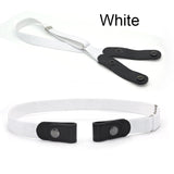 No Buckle Stretch Belt Buckless Belt Invisible Elastic Waist Belt Unisex for Jeans Pants, For Women Men