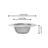 HULIANFU Stainless Steel Sink Strainer Waste Disposer Outfall Strainer Sink Filter Hair Sewer Outfall Kitchen Accessories Kitchen Tool