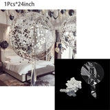 HULIANFU Silver Black Style Foil Letter Number Balloons Baby Shower Helium Ballon Happy Birthday Kids Adult Party Decoration Supplies