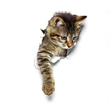 HULIANFU 2023 3D Lovely Pet Self-adhesive Wallpaper Children Living Room Bathroom Toilet Decals Mural Tattoo