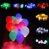 HULIANFU RGB Changeble Flashing LED Balloons Light For Paper Lanterns  Home Wedding Party Floral Decoration Lamp Mini Battery Operated