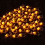 HULIANFU RGB Changeble Flashing LED Balloons Light For Paper Lanterns  Home Wedding Party Floral Decoration Lamp Mini Battery Operated