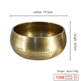 HULIANFU Nepal handmade Tibet Buddha sound bowl Yoga Meditation Chanting Bowl Brass Chime Handicraft music therapy Tibetan Singing Bowl