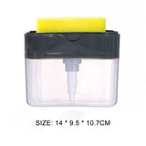 HULIANFU liquid soap dispensersScrubbing Liquid Detergent Dispenser Press-type Liquid Soap Box Pump Organizer Kitchen soap dispenser