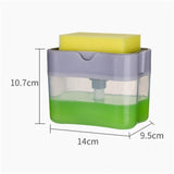 HULIANFU liquid soap dispensersScrubbing Liquid Detergent Dispenser Press-type Liquid Soap Box Pump Organizer Kitchen soap dispenser