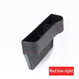 HULIANFU Leather Car Cup Holder Seat Organizer Holder Multifunctional Auto Seat Gap Storage Box Abs Seat Seam Pockets Trunk Organizer