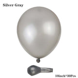 HULIANFU Silver Black Style Foil Letter Number Balloons Baby Shower Helium Ballon Happy Birthday Kids Adult Party Decoration Supplies