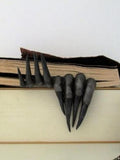 HULIANFU Unique Funny Bookmarks for Adult Thriller Devil  Hand Bookmarks Halloween Gift