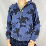 Y2K Gothic Sweatshirt Oversized Hoodie Women Autumn Zip Up Long Sleeve Coat Top Female 90S Vintage E-Harajuku Grunge Clothes