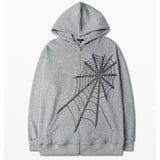 Y2K Gothic Sweatshirt Oversized Hoodie Women Autumn Zip Up Long Sleeve Coat Top Female 90S Vintage E-Harajuku Grunge Clothes