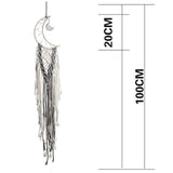 HULIANFU Macrame Wall Hanging Boho Tapestry Angels Wing Woven Bohemian Wall Decor Home Decoration For Apartment Bedroom Living Room